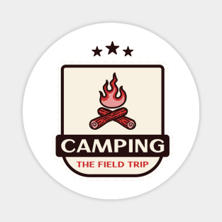 Camping the field trip Magnet